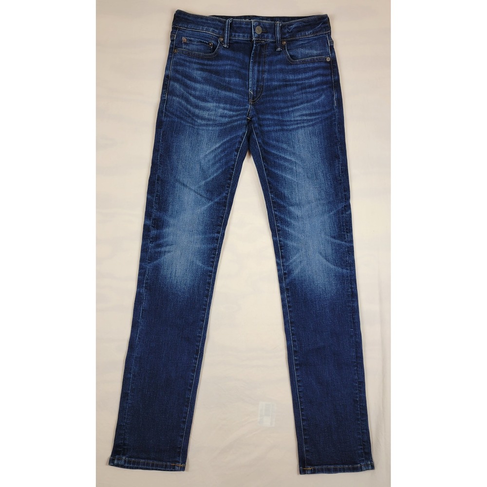 American Eagle Airflex+ Slim Jeans Mens 30x34 Dark Wash‎ Stretch Denim 5345